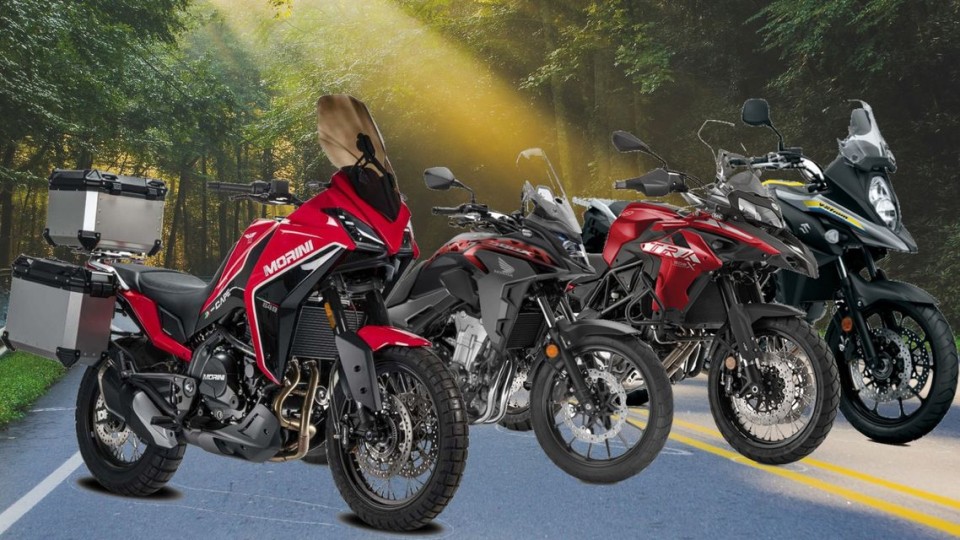 Moto News Moto Morini X Cape le rivali TRK 502X CB500X e V Strom 650 GPone